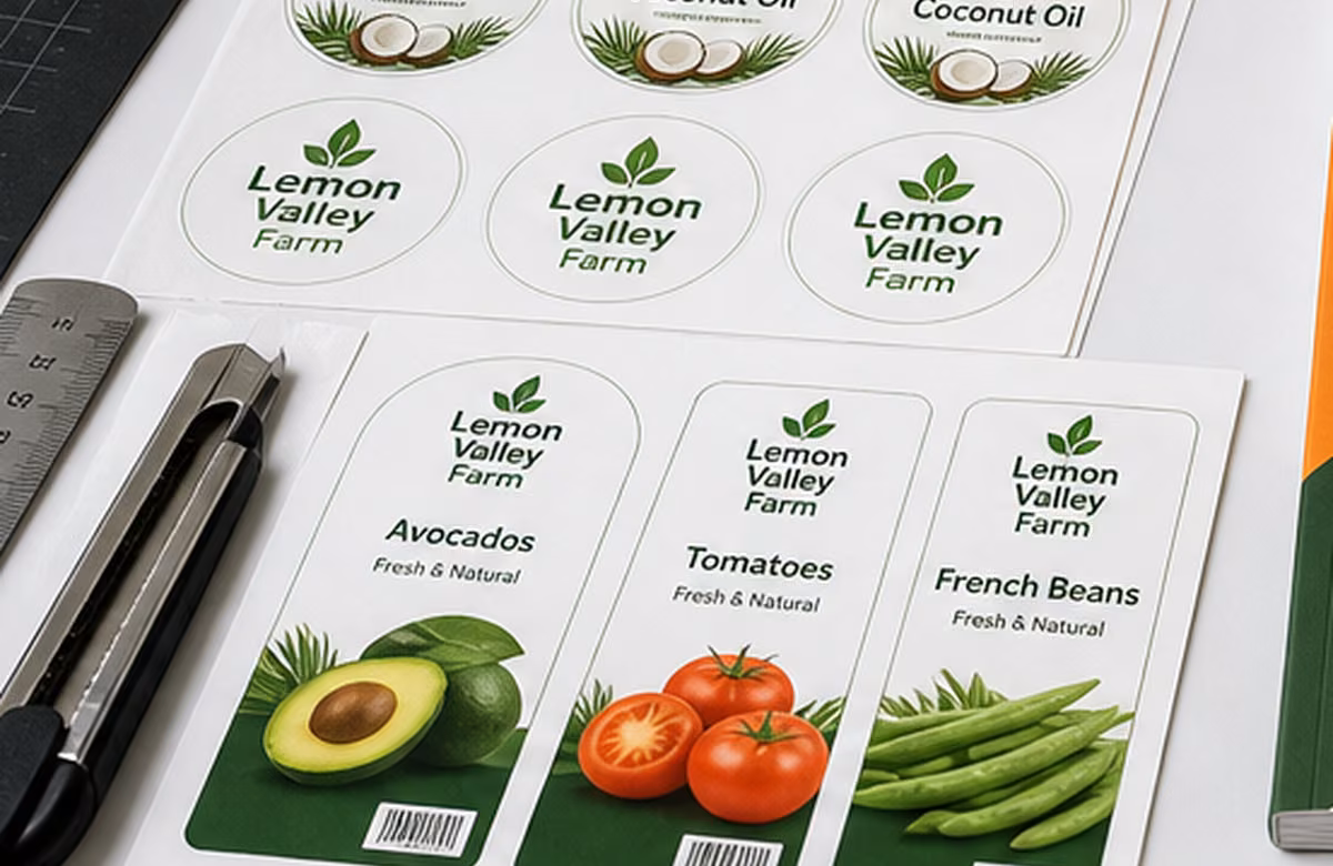 A5 Non-laminated Sticker Printing image