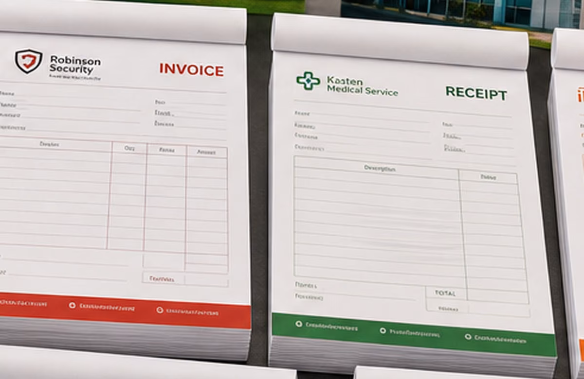 Receipt Books Printing image
